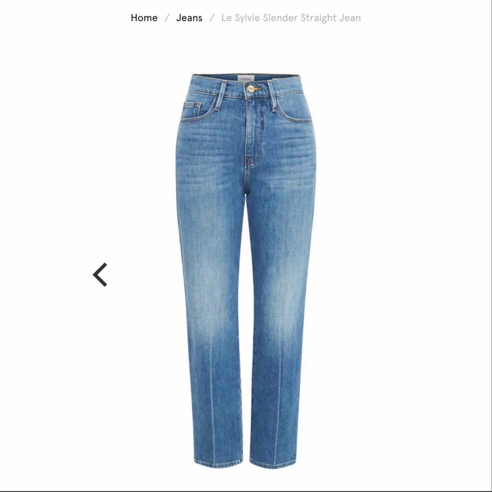 Frame jeans in style Le Sylvie Slender Straight